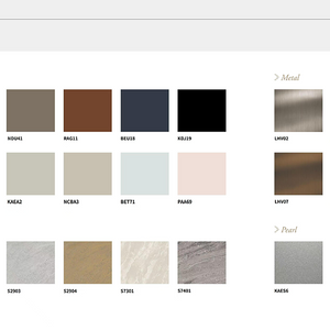 PET cepillado metálico